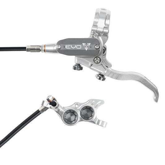 Hamulec przedni HOPE TECH 4 EVO TR4 srebrny/dymny