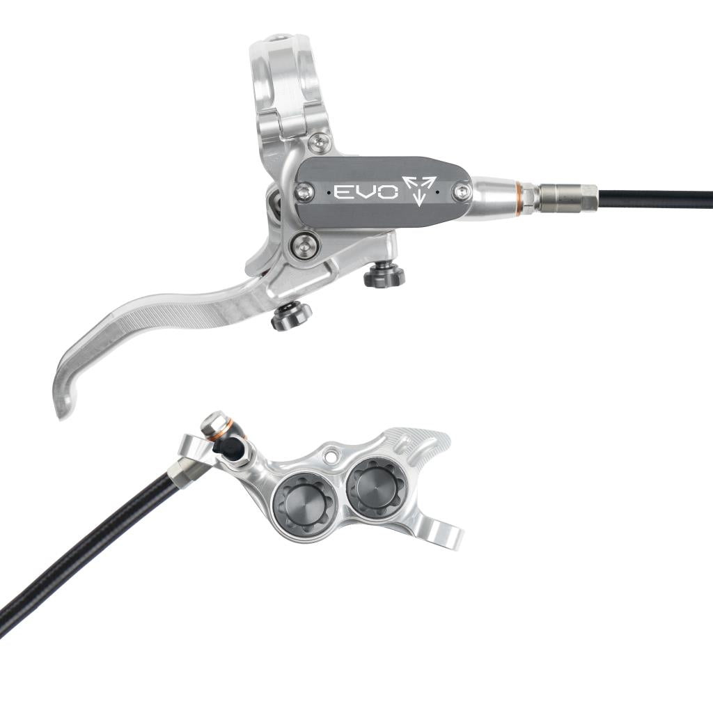 Hamulec tylny HOPE TECH 4 EVO TR4 srebrny/dymny