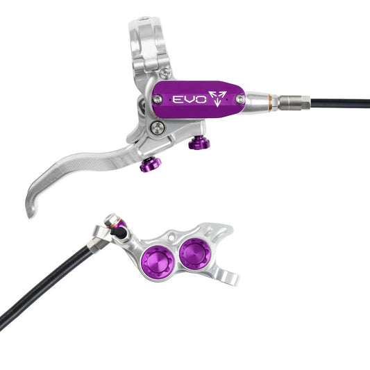 HOPE TECH 4 EVO TR4 Rear Brake Silver/Violet