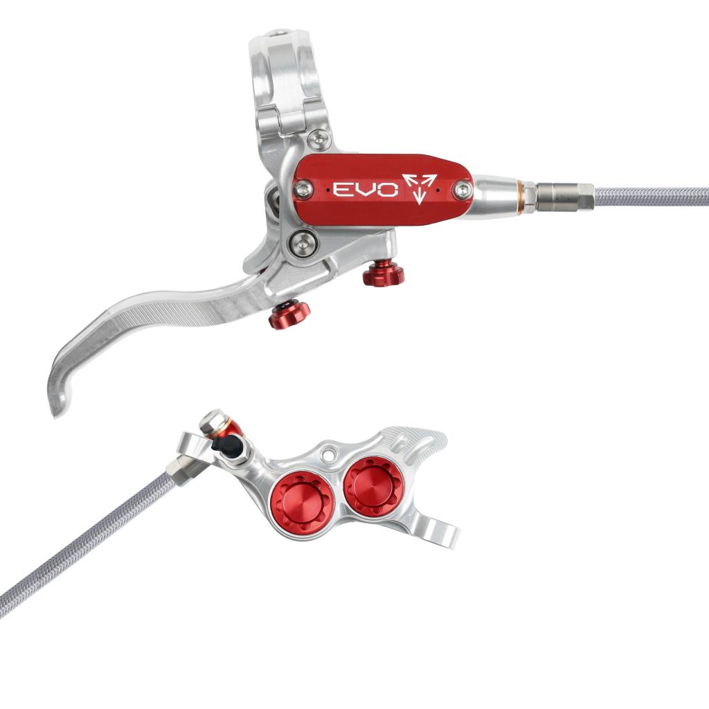 HOPE TECH 4 EVO TR4 Aviation Rear Brake Silver/Red