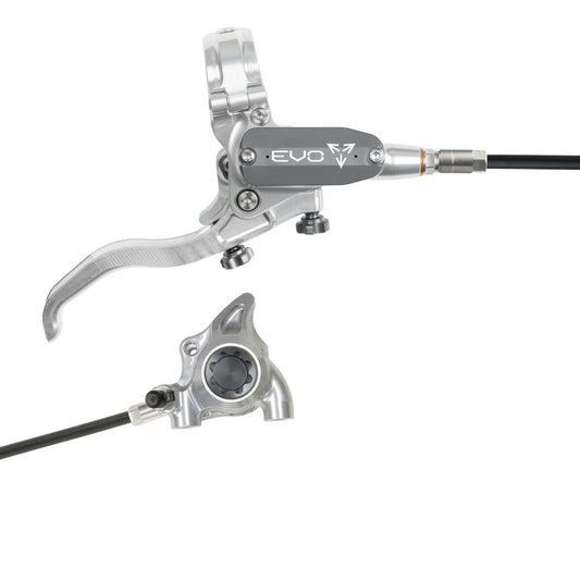 HOPE TECH 4 EVO X2 FM Silver/Smoke rear brake