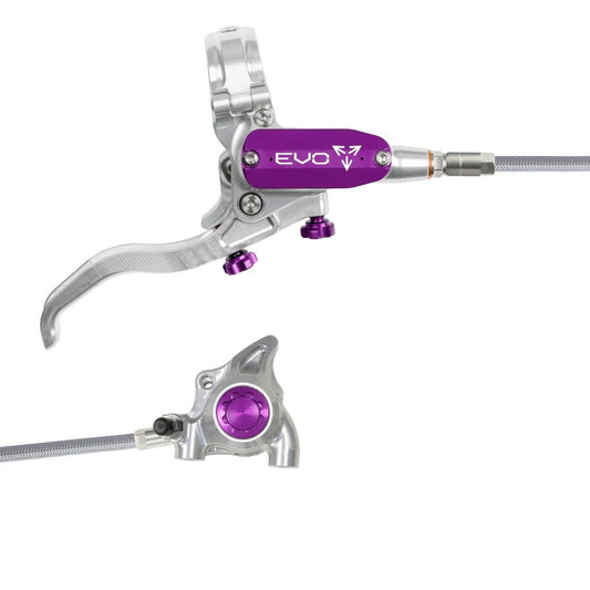 Rear Brake HOPE TECH 4 EVO X2 FM Aviation Silver/Violet