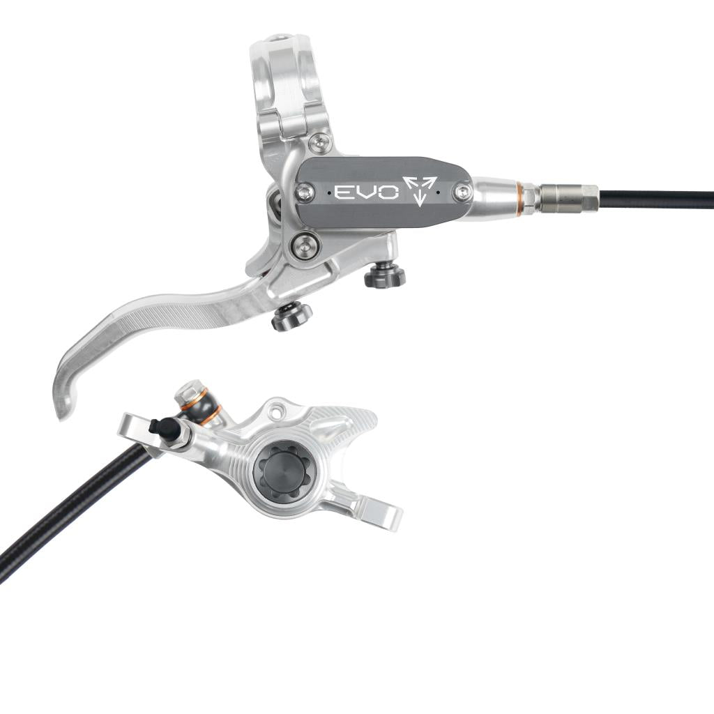 Hamulec tylny HOPE TECH 4 EVO X2 PM srebrny/dymny
