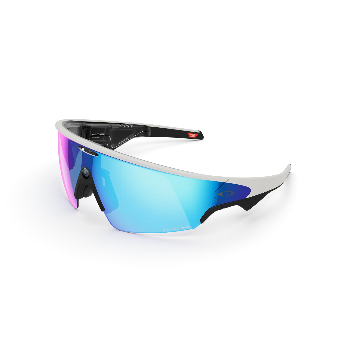 Okulary OAKLEY VANGUARD META Black/White Prizm Sapphire Lens