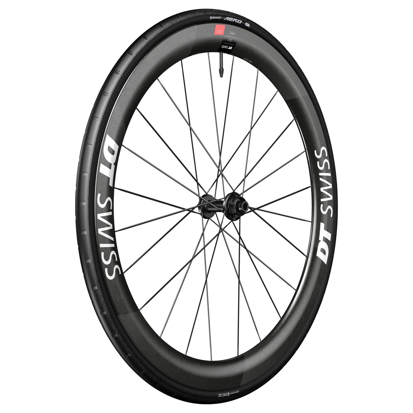 Para kół DT SWISS ARC 1100 DICUT WTS SPO 50 DISC przystosowanych do jazdy bezdętkowej (centralna blokada)