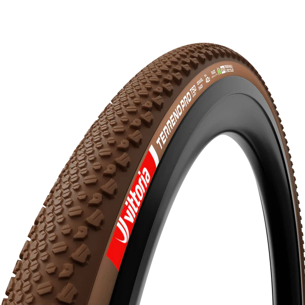 VITTORIA Terreno Pro T50 Mixed 700x40c Gravel Race Natural Tubeless Ready Soft Beige Q2 2025 tire