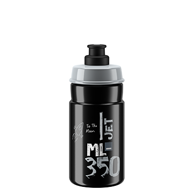 ELITE JET Bottle Black Logo Grey