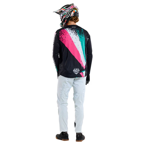 TROY LEE DESIGNS SPRINT FULL PULL Long Sleeve Jersey Black 2025