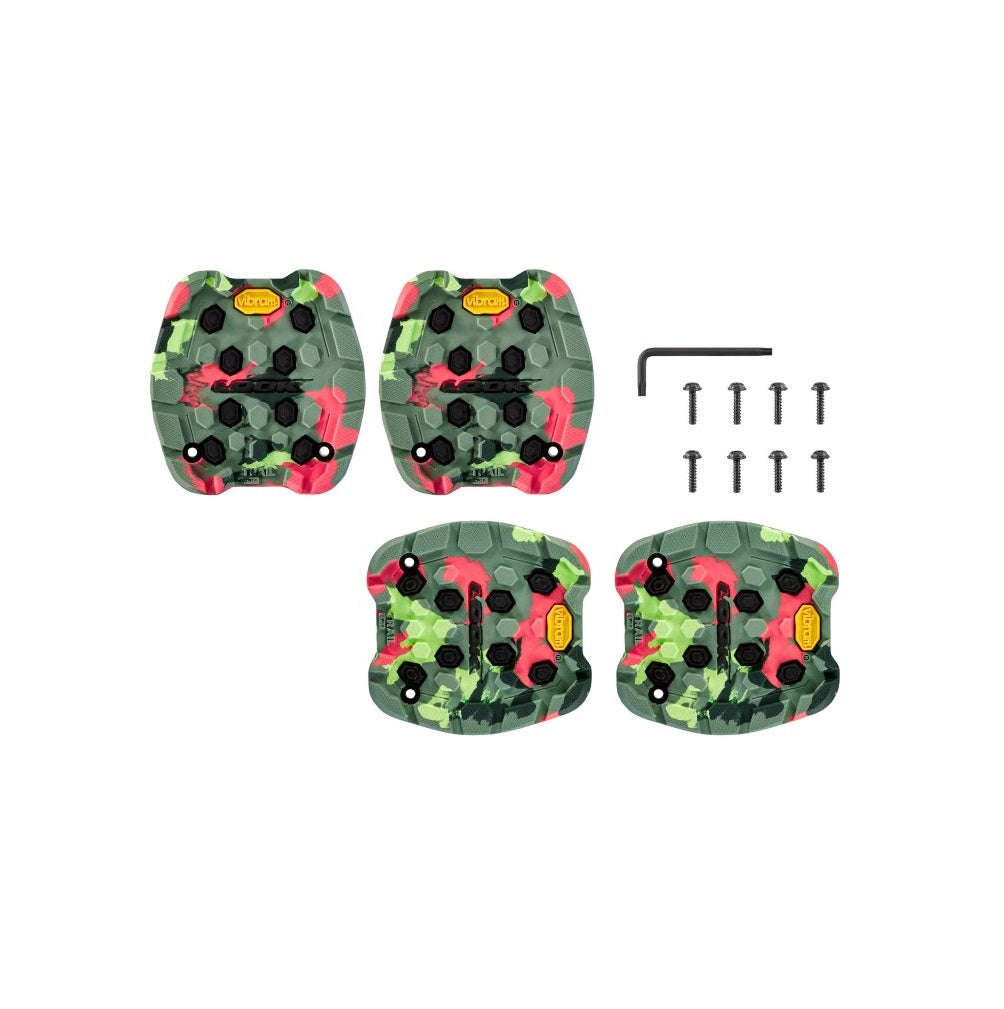 Płaskie wkładki do pedałów Look Trail Grip Camo (x4)