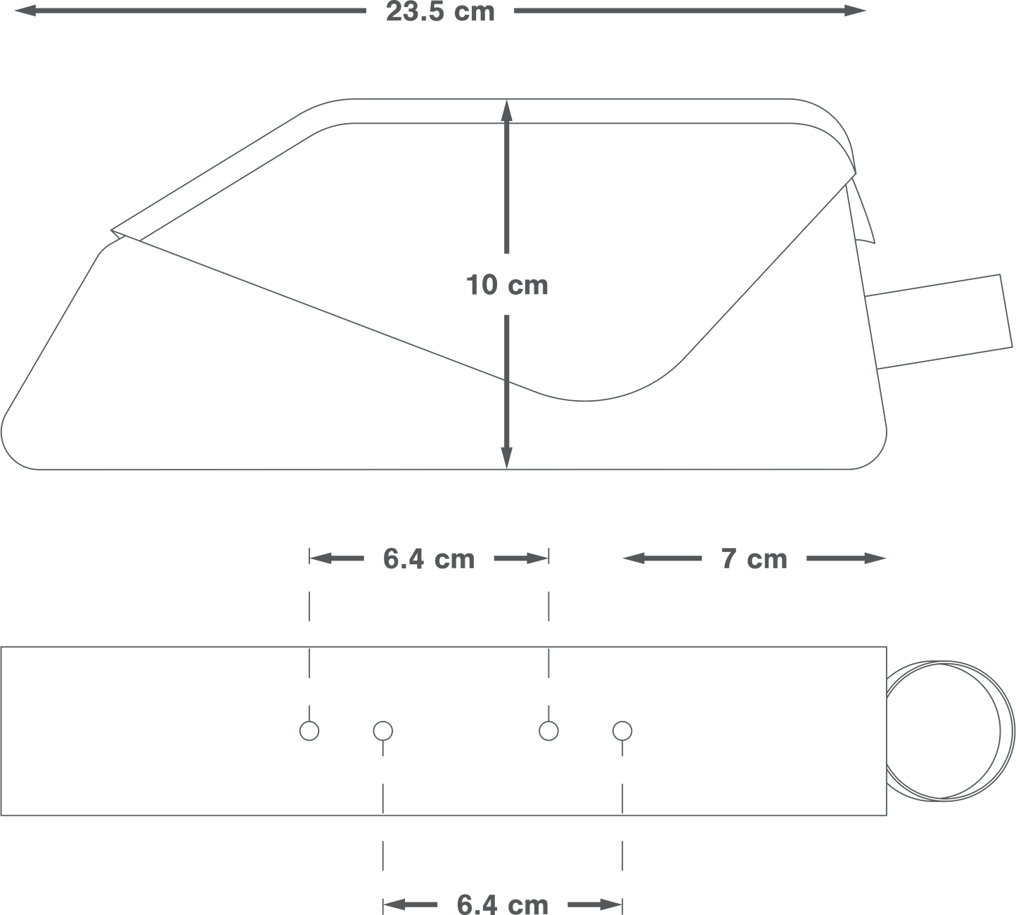 Torba na ramę APIDURA RACING BOLT-ON TOP TUBE PACK 1 L czarna