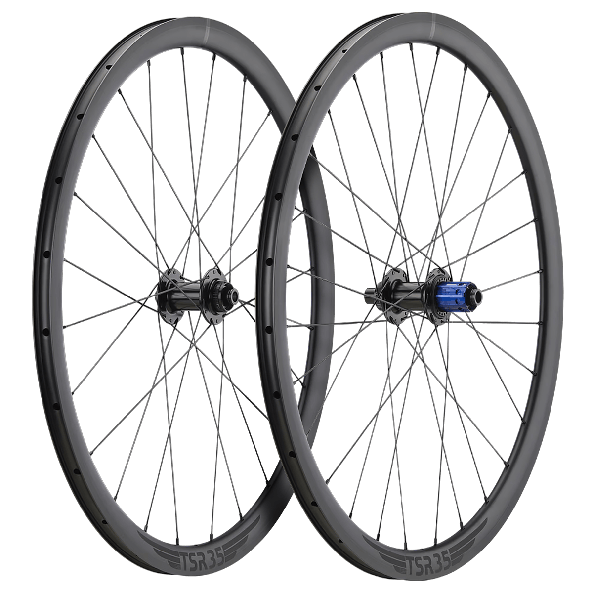 Pair of TUNE TSR 35 DISC Tubeless Ready Wheels (Center Lock)