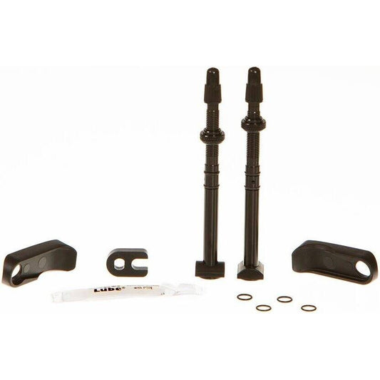 Kit 2 Tubeless Valves and supports QUARQ TYREWIZ Zipp 303 FIRECREST Disc #11.3018.011.002