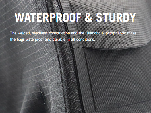 USWE ROLLTOP SADDLE BAG 9 L Czarny