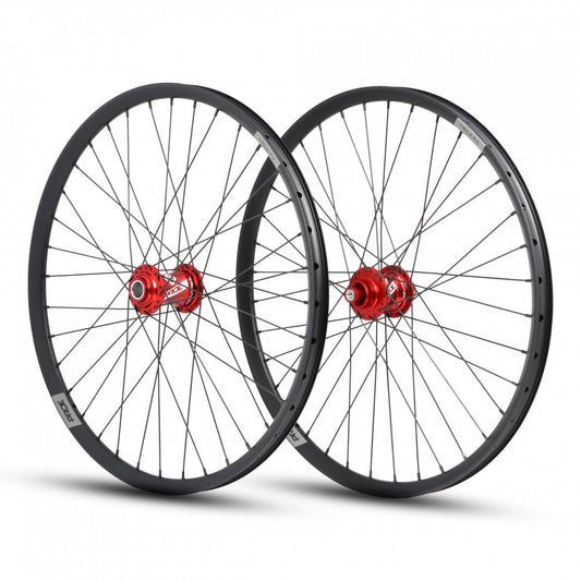 Para Kół PRDIE 24" (507mm) Control V1 Helium Disc Axes 20/10mm Czerwona